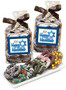 Hanukkah 8pc Gourmet Chocolate Pretzel Bag