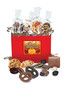 Thanksgiving Basket Box of Gourmet Treats - Red