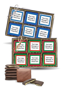 Christmas/Holiday Custom Chocolate Graham 12pc Box