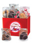 Valentine's Day Basket Box of Gourmet Treats - Traditional