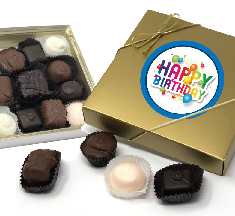 Birthday 12pc Chocolate Candy Box