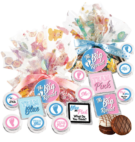 Gender Reveal Cookie Message Platters
