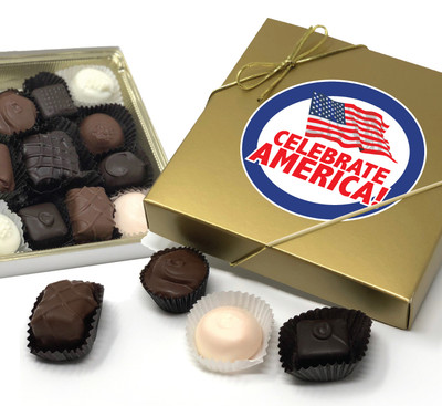 Celebrate America Chocolate Candy Box