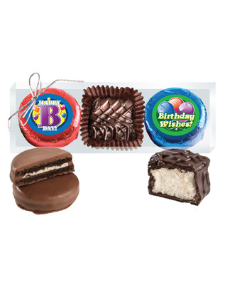 Birthday Cookie Talk Chocolate Oreo & Marshmallow Trio