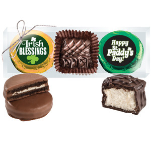 St Patrick's Day Cookie Talk Chocolate Oreo & Marshmallow Trio