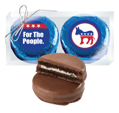Democrat Cookie Talk Chocolate Oreo Duo - Blue