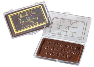 Thank You For Sharing Our Day Chocolate Case