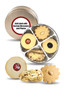 Premium Butter Cookie Tin - Linzer, Marzipan, Almond