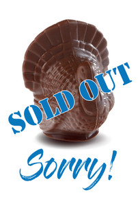 Solid Chocolate Turkeys - Sold Out