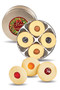 Christmas Fruit Filled Butter Cookie Tin