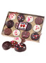 Valentine's Day 12pc Decorated Chocolate Oreo Box - Humor