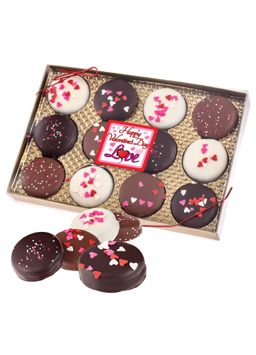 Valentine S Day 12pc Decorated Chocolate Oreo Box