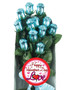 Valentine's Day Chocolate Long Stem Roses - Light Blue