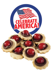 Celebrate America Chocolate Cherry Butter Cookies