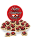 Anniversary Chocolate Cherry Butter Cookie Platter