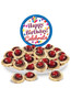 Birthday Chocolate Cherry Butter Cookie Platter