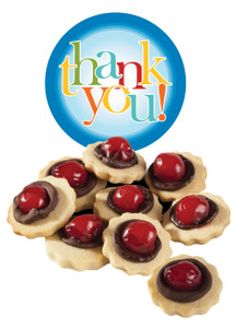 Thank You Chocolate Cherry Butter Cookies