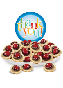Thank You Chocolate Cherry Butter Cookie Platter
