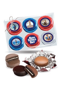 Father's Day 6pc Chocolate Oreo Photo Cookie Box