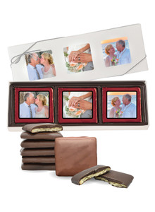 Anniversary Chocolate Graham Custom Photo 6pc Box