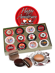 Anniversary Chocolate Oreo Photo 12pc Box