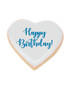 Happy Birthday Heart Sugar Iced Butter Cookies