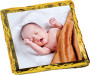 Baby Boy Chocolate Graham with Custom Photo