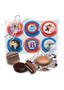 6pc Happy Birthday Chocolate Oreo Custom Photo Cookie Box