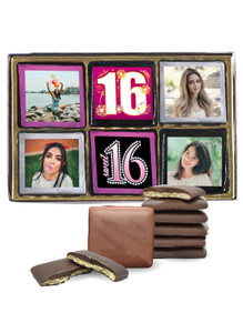 Sweet 16 Chocolate Graham Photo 12 Box