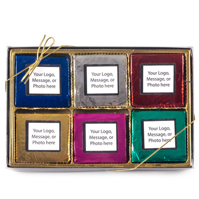 Custom 6pc Chocolate Graham Gift Box