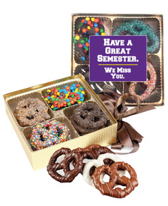 Back To School Chocolate Covered 16pc Pretzel Gift Box