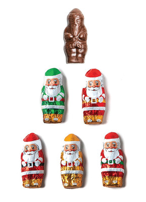 Solid Milk Chocolate Santa