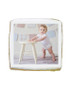 Baby Girl Photo Sugar Iced Butter Cookie - Square