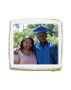 Graduation Photo Sugar Iced Butter Cookie - Square