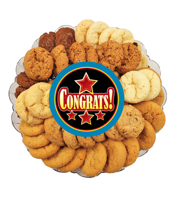 Congratulations All Natural Smackers Cookie Platter