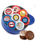 Connecting Friends 16pc Chocolate Oreo Photo Cookie Tin