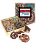 Connecting Friends 16pc Chocolate Covered Pretzel Box