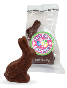Mini Solid Milk Chocolate Easter Bunny Bag