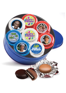 Retirement Chocolate Oreo Photo 16pc Tin