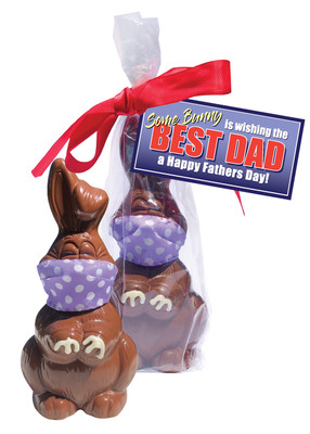 Chocolate Father's Day Quarantine Bunny