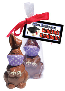 Graduation Quarantine Chocolate Bunny