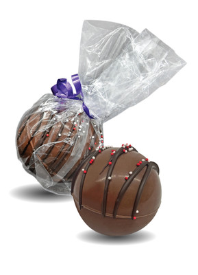 Hot Cocoa Bombs - Bag with Purple ribbon