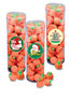 Christmas Pumpkin Mellow Cremes - Tall Clear Cylinder