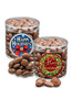 Christmas Colossal Chocolate Raisins - Wide Clear Cylinder