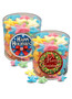 Christmas Starfish Gummy Candy - Wide Clear Cylinder