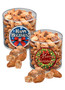 Christmas Butter Toffee Pecans - Wide Clear Cylinder