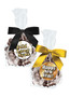 New Year Dark Chocolate Sea Salt Caramels - Favor Bags