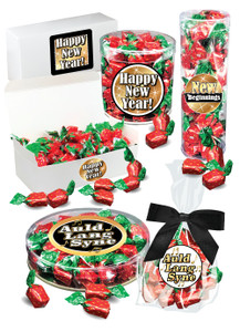 New Year Strawberry Soft-filled Hard Candy