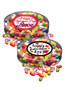 Valentine's Day Fruit Bowl Jelly Beans - Flat Canister