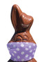 Chocolate Quarantine Bunny - Close-up